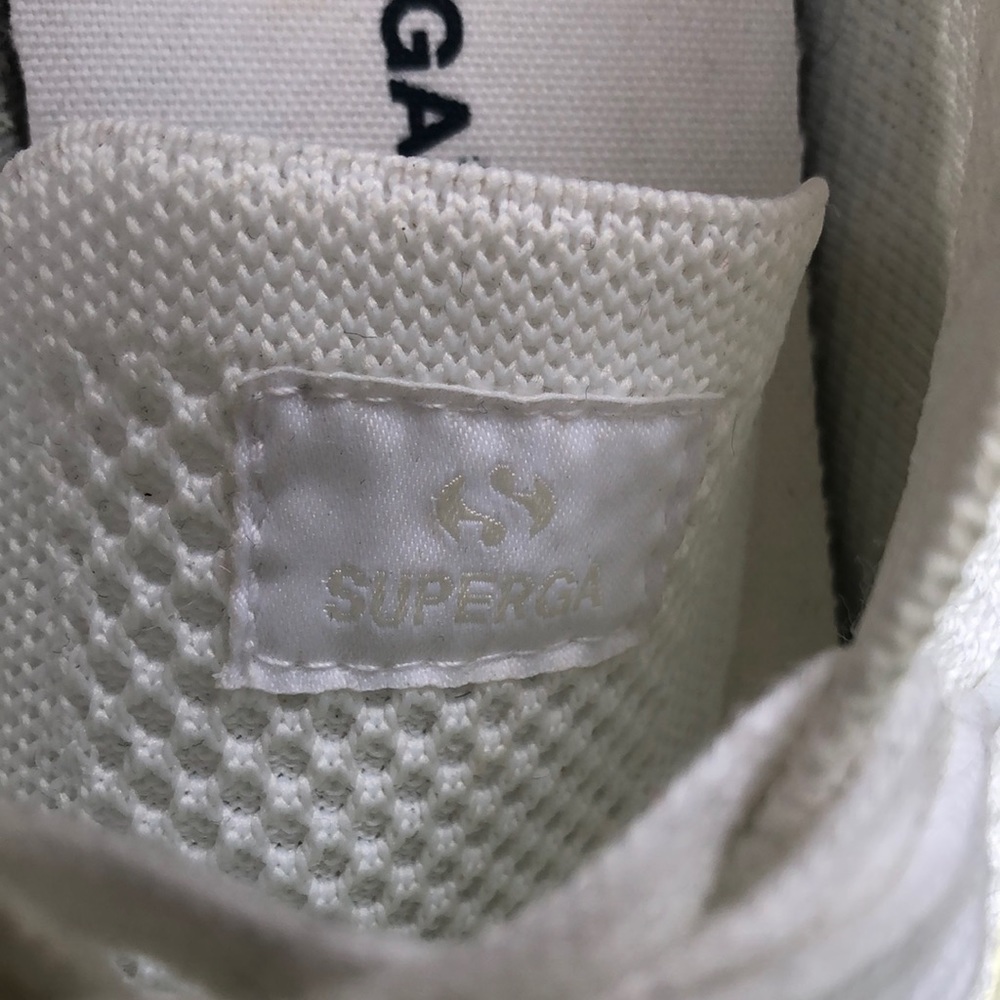 Superga 2750 White “Flyknit” Style Sneakers-Euro Sz 39 - Picture 12 of 17